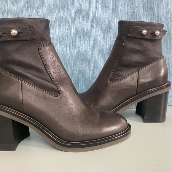 New, rag & bone, "Soren" , Leather, Black, Ankle Boot, Bootie, Women's Size 6 - Picture 12 of 16